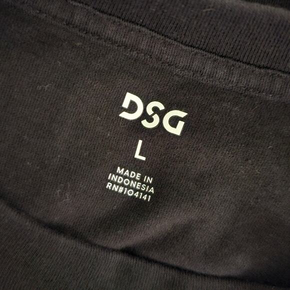 DSG Solid Black Bell Sleeve Crop Top - Picture 6 of 7